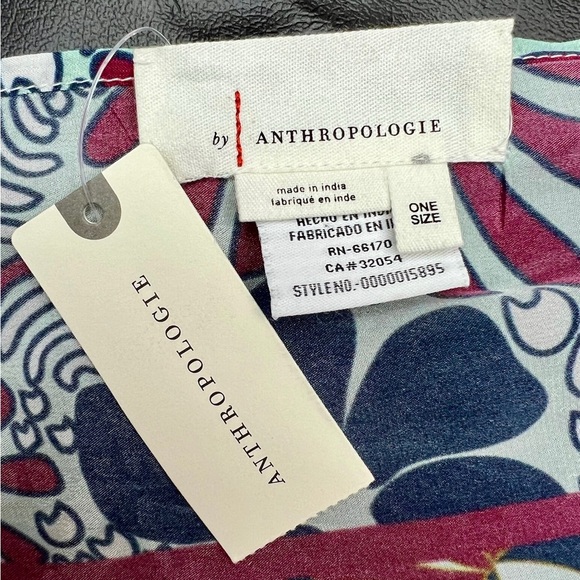 Anthropologie Multi Floral Larissa Cocoon Kimono NWT One Size - Picture 5 of 12